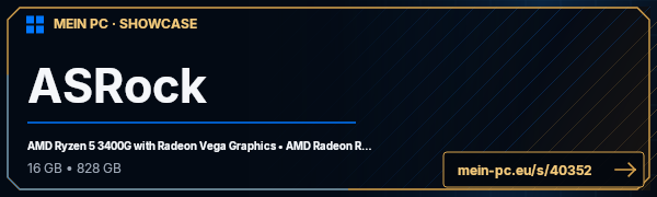 PC-Showcase ASRock von Darks0483 auf MEIN PC