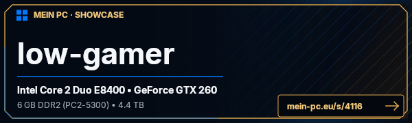 PC-Showcase low-gamer von low-gamer auf MEIN PC