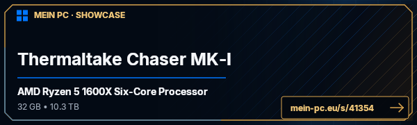 PC-Showcase Thermaltake Chaser MK-I von Stefan83 auf MEIN PC