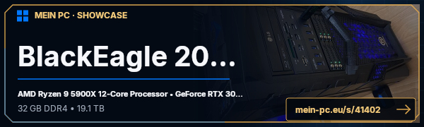 PC-Showcase BlackEagle 2021 von BlackEagle auf MEIN PC