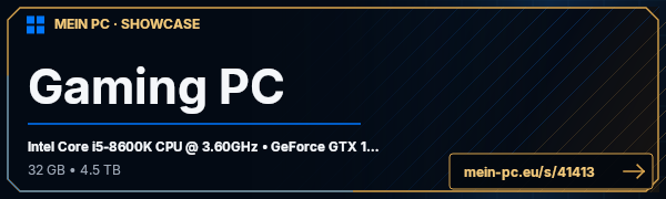 PC-Showcase Gaming PC von Viper503 auf MEIN PC