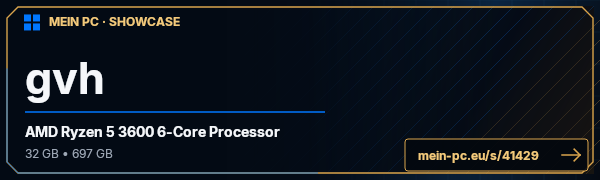 PC-Showcase gvh von F^rfP5XS auf MEIN PC