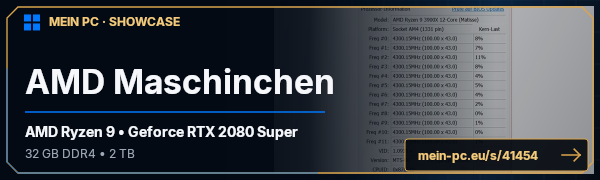 PC-Showcase AMD Maschinchen von SgtDin178 auf MEIN PC