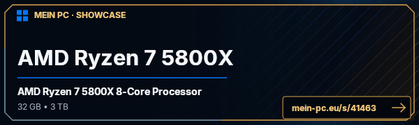 PC-Showcase AMD Ryzen 7 5800X von Fast-Furious auf MEIN PC