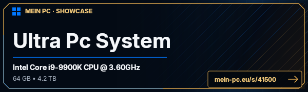 PC-Showcase Ultra Pc System von Coolermaster123 auf MEIN PC