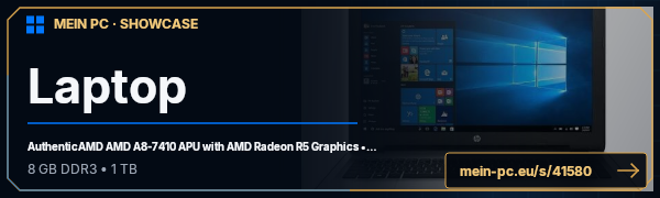 PC-Showcase Laptop von cerberys auf MEIN PC