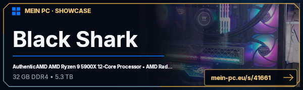 PC-Showcase Black Shark von maXe81 auf MEIN PC