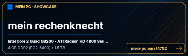 PC-Showcase mein rechenknecht von freakazoit auf MEIN PC