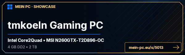 PC-Showcase tmkoeln Gaming PC von tmkoeln auf MEIN PC