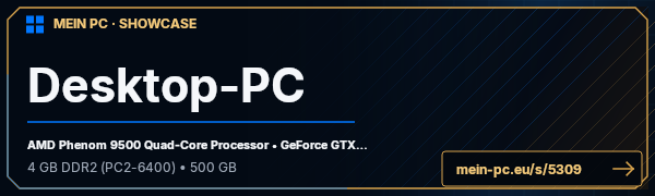 PC-Showcase Desktop-PC von n0v0 auf MEIN PC