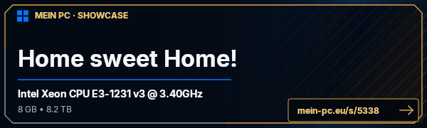 PC-Showcase Home sweet Home! von Perry auf MEIN PC