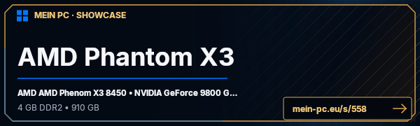 PC-Showcase AMD Phantom X3 von stardriver auf MEIN PC
