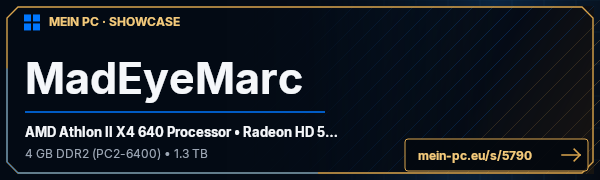 PC-Showcase MadEyeMarc von MadEyeMarc auf MEIN PC