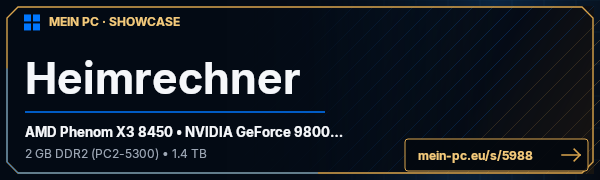 PC-Showcase Heimrechner von r3d3mti0n auf MEIN PC