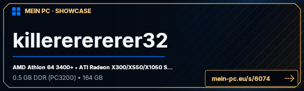 PC-Showcase killererererer32 von johannesder3 auf MEIN PC