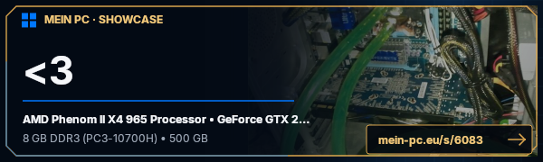 PC-Showcase <3 von Kossi auf MEIN PC