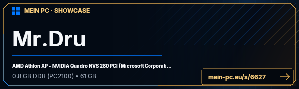 PC-Showcase Mr.Dru von Mr.Dru auf MEIN PC