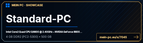 PC-Showcase Standard-PC von master2die auf MEIN PC