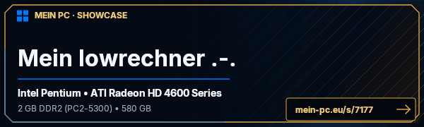 PC-Showcase Mein lowrechner .-. von vampirkiller auf MEIN PC
