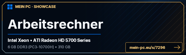 PC-Showcase Arbeitsrechner von Arok auf MEIN PC