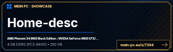 PC-Showcase Home-desc von ultrakiller20 auf MEIN PC