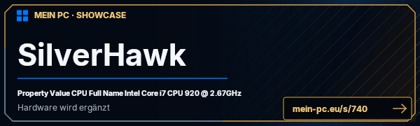 PC-Showcase SilverHawk von SilverHawk00 auf MEIN PC