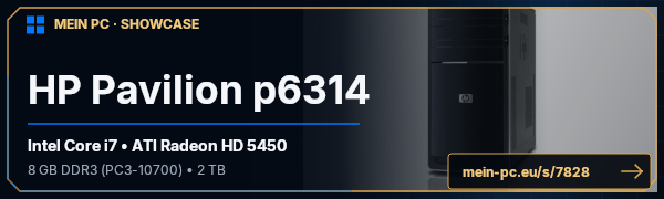PC-Showcase HP Pavilion p6314  von kfelix96 auf MEIN PC