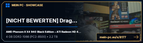 PC-Showcase [NICHT BEWERTEN] Dragon Plattform (ALT) von Horus auf MEIN PC