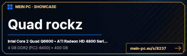 PC-Showcase Quad rockz von steve152 auf MEIN PC