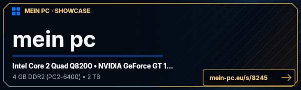PC-Showcase mein pc von demonskill auf MEIN PC