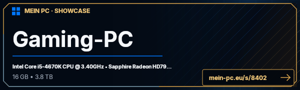 PC-Showcase Gaming-PC von Lil-rich auf MEIN PC