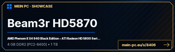 PC-Showcase Beam3r HD5870 von Beam3r auf MEIN PC