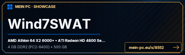 PC-Showcase Wind7SWAT von Cout auf MEIN PC