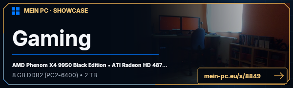 PC-Showcase Gaming von xXSnoobXx auf MEIN PC