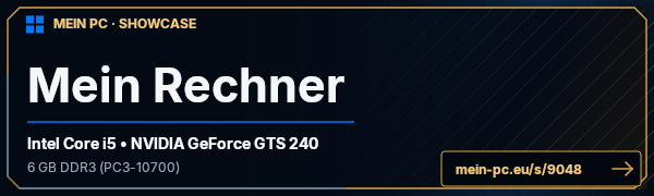 PC-Showcase Mein Rechner von zoar01 auf MEIN PC