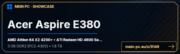 PC-Showcase Acer Aspire E380 von Sir_viper auf MEIN PC