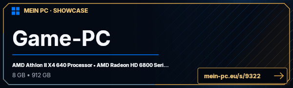 PC-Showcase Game-PC von razors pc auf MEIN PC