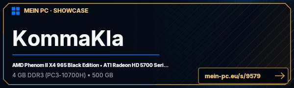 PC-Showcase KommaKla von KommaKla auf MEIN PC