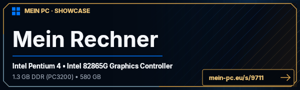PC-Showcase Mein Rechner von Myroshi auf MEIN PC