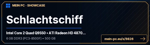 PC-Showcase Schlachtschiff von Tanchio auf MEIN PC